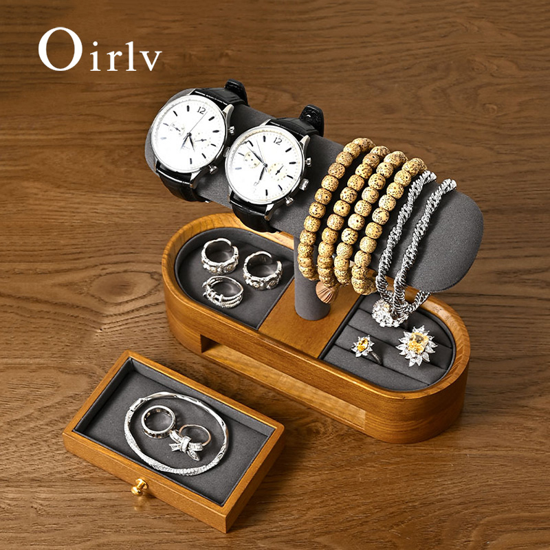 Jewelry Box Watches Bracelets - Oirlv Organizer na zegarki z litego