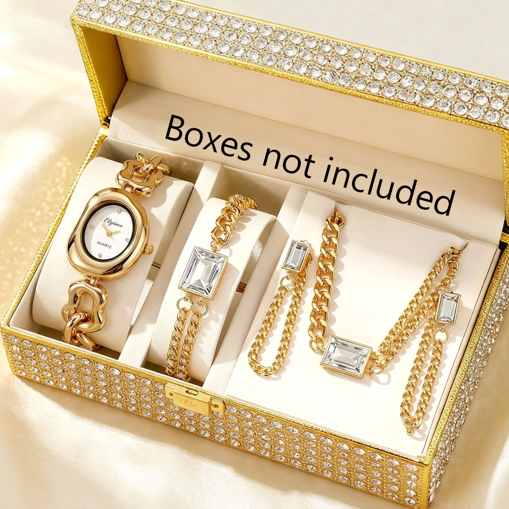 Jewelry Box Watches Bracelets - 5 szt. modnych, nieregularnych damskich zegarków