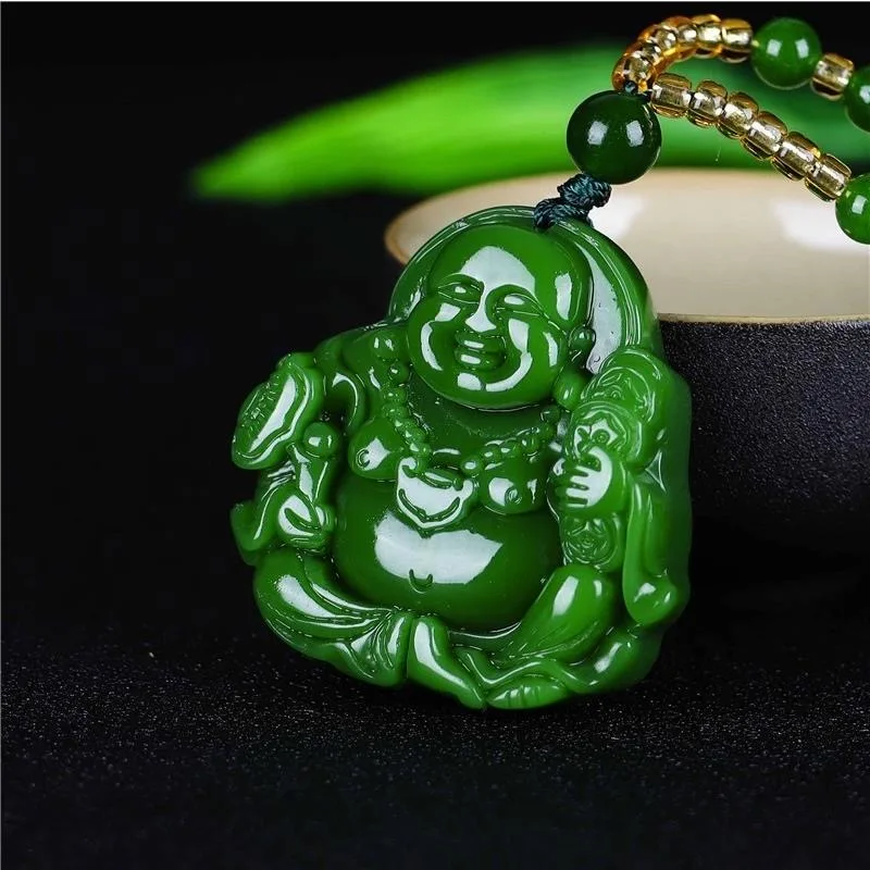 Chiński zielony Jade Maitreya  – Jewelry & Watches Sp Z Oo Janów Lubelski recenzja i cena