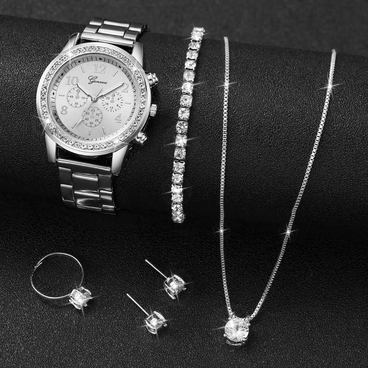 6 sztuk/zestaw Modne damskie z – Jewelry Box Watches Bracelets recenzja i cena