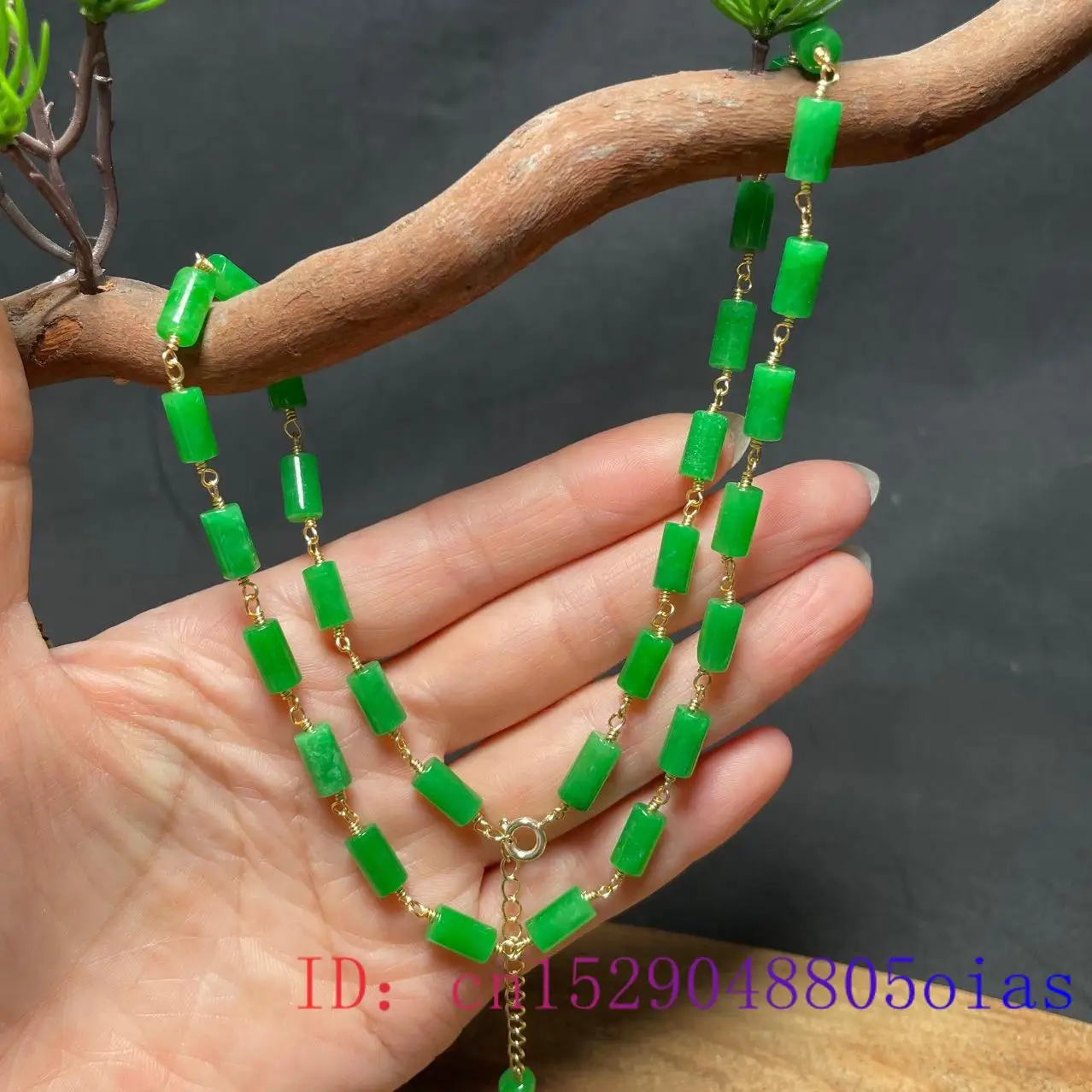 Zielony Jadeitowy Naszyjnik z  – Jewelry & Watches Sp Z Oo Janów Lubelski recenzja i cena