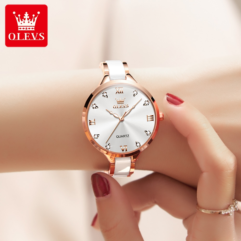 OLEVS 5872 Damskie Zegarki Kwa – Jewelry Watches Women recenzja i cena