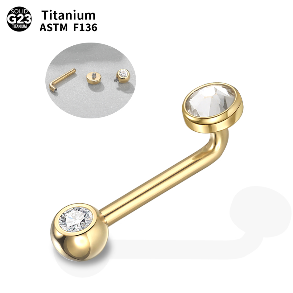 1/5 SZT. Biżuteria do piercing – Christina Jewelry & Watches Marguerite Ørestik Forgyldt Sølv recenzja i cena
