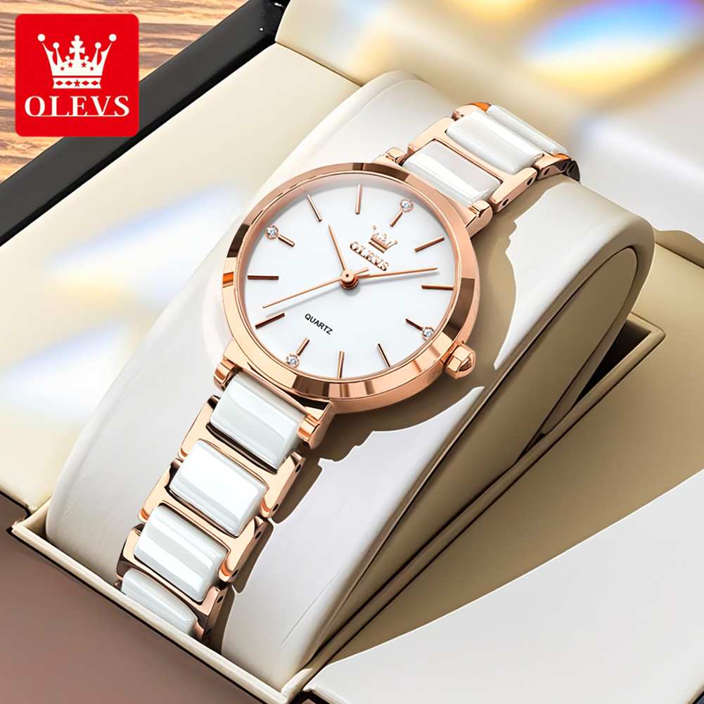 OLEVS Damski Zegarek 5877 Luks – Jewelry Watches Women recenzja i cena