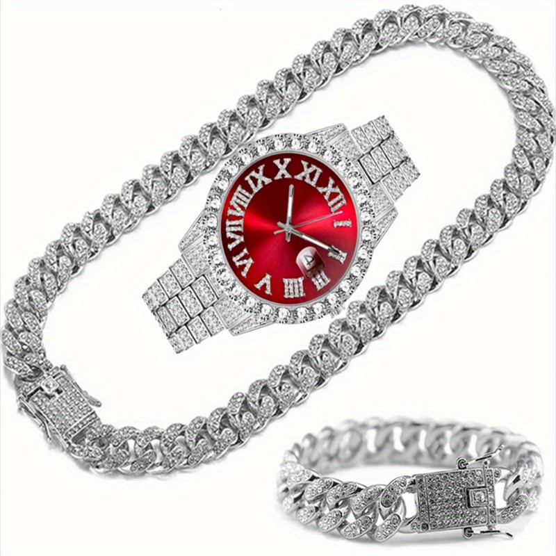 Modny srebrny zestaw niebieski – Icebox Jewelry Watches recenzja i cena
