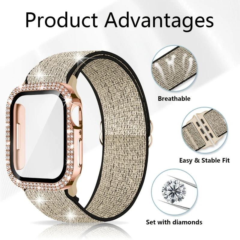 Pasek + etui do Apple Watch 45 – Jewelry Smart Watches recenzja i cena