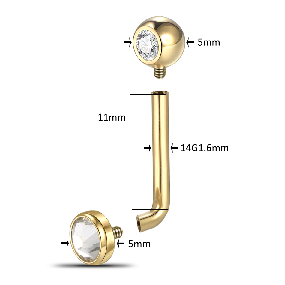 1PC G23 Titanium Christina Ver – Christina Jewelry & Watches Marguerite Ørestik Forgyldt Sølv recenzja i cena