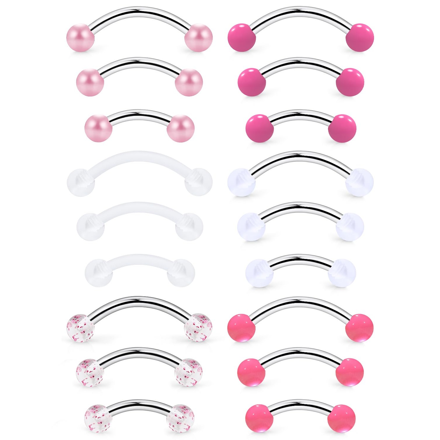 16g 6/8/10mm Kolczyk do brwi,  – Christina Jewelry & Watches Marguerite Ørestik Forgyldt Sølv recenzja i cena