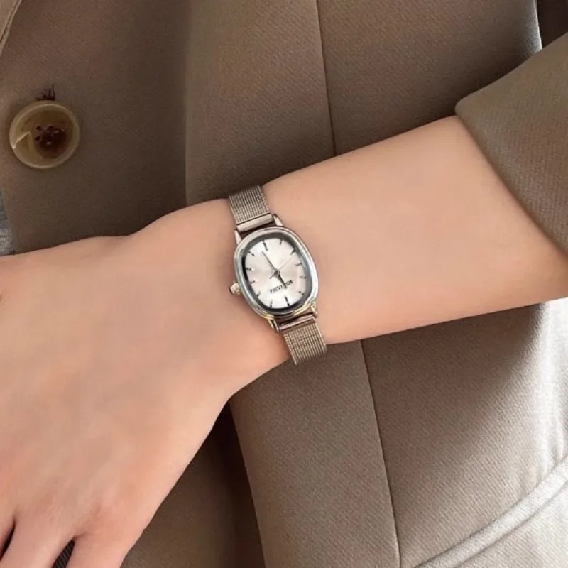 Mała owalna tarcza Zielony zeg – Jewelry Watches Women recenzja i cena